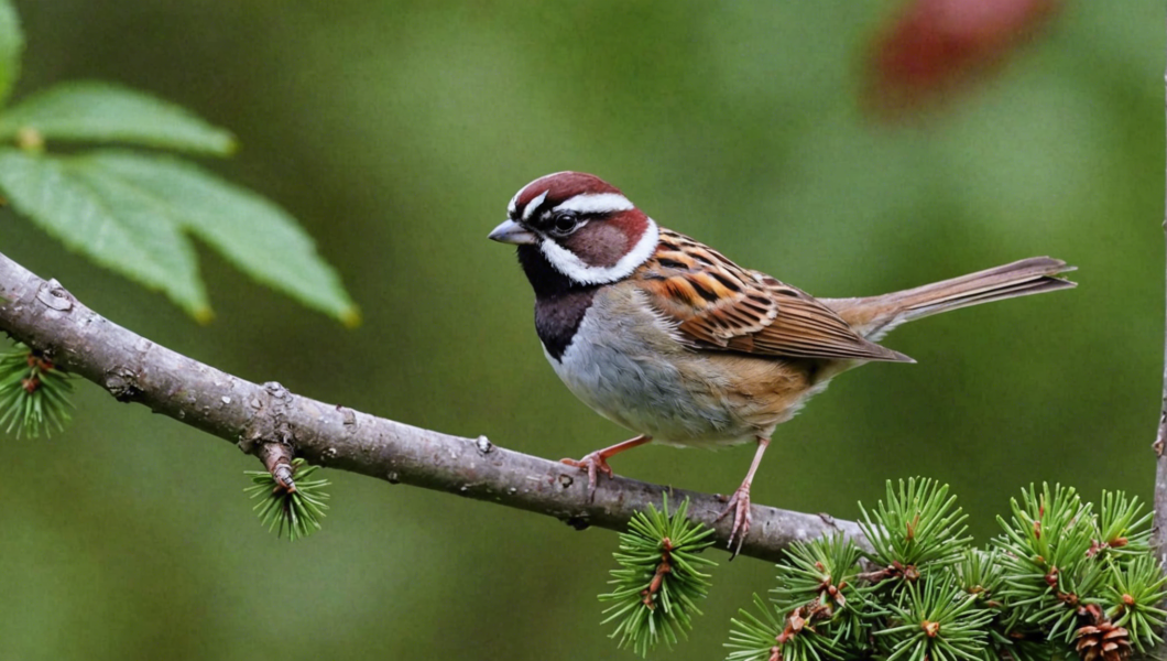 colorful and variegated tree sparrow, a high-flying songbird. discover the vibrant colors and graceful flight of this captivating songbird.