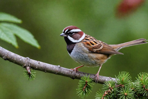 colorful and variegated tree sparrow, a high-flying songbird. discover the vibrant colors and graceful flight of this captivating songbird.
