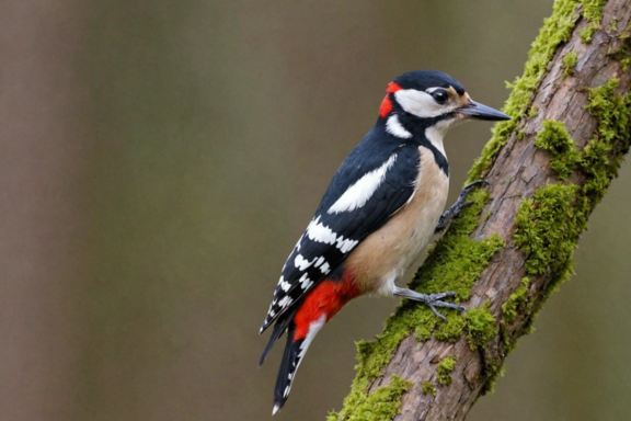 explore the beauty of a colorful and commonly found woodpecker with the great spotted woodpecker. learn about its habitat, behaviors, and striking appearance.