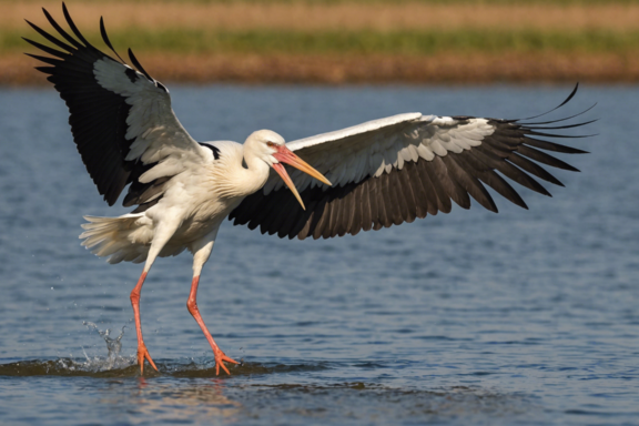 the white stork, a migratory wading bird known for its long annual migrations, is a sight to behold in its natural habitat. learn more about this graceful bird and its fascinating migration patterns.