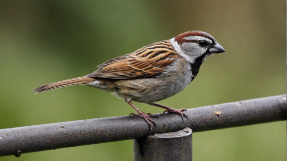 the common house sparrow is a resilient bird that thrives in urban areas, adapting to city life with ease and becoming a familiar sight in our busy landscapes.